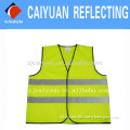 CY 100% Polyester Visibility Vest Safety Safety Yellow Work Wear
